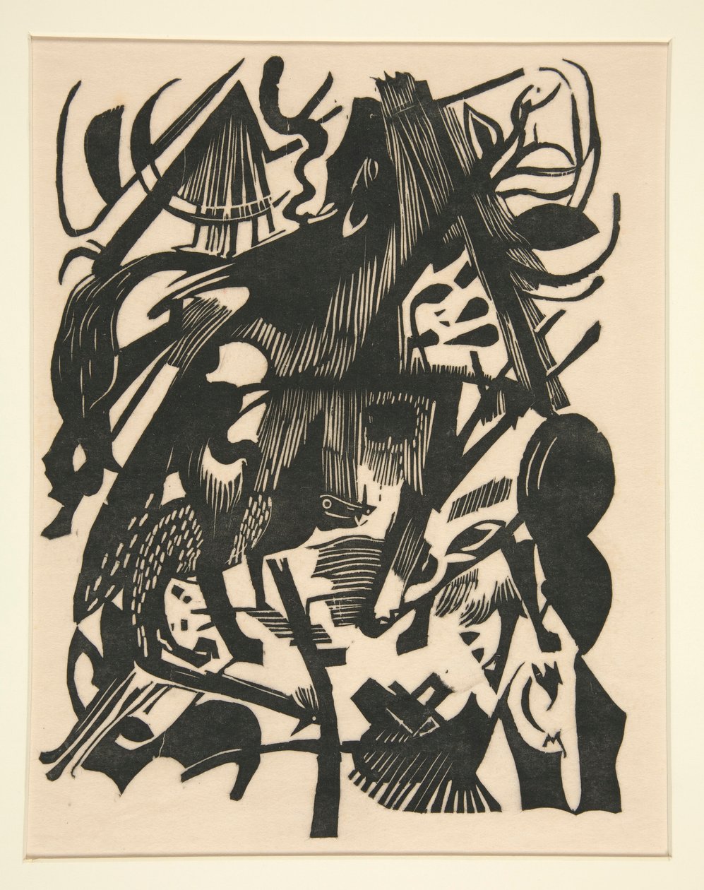Susien syntymä. tekijältä Franz Marc