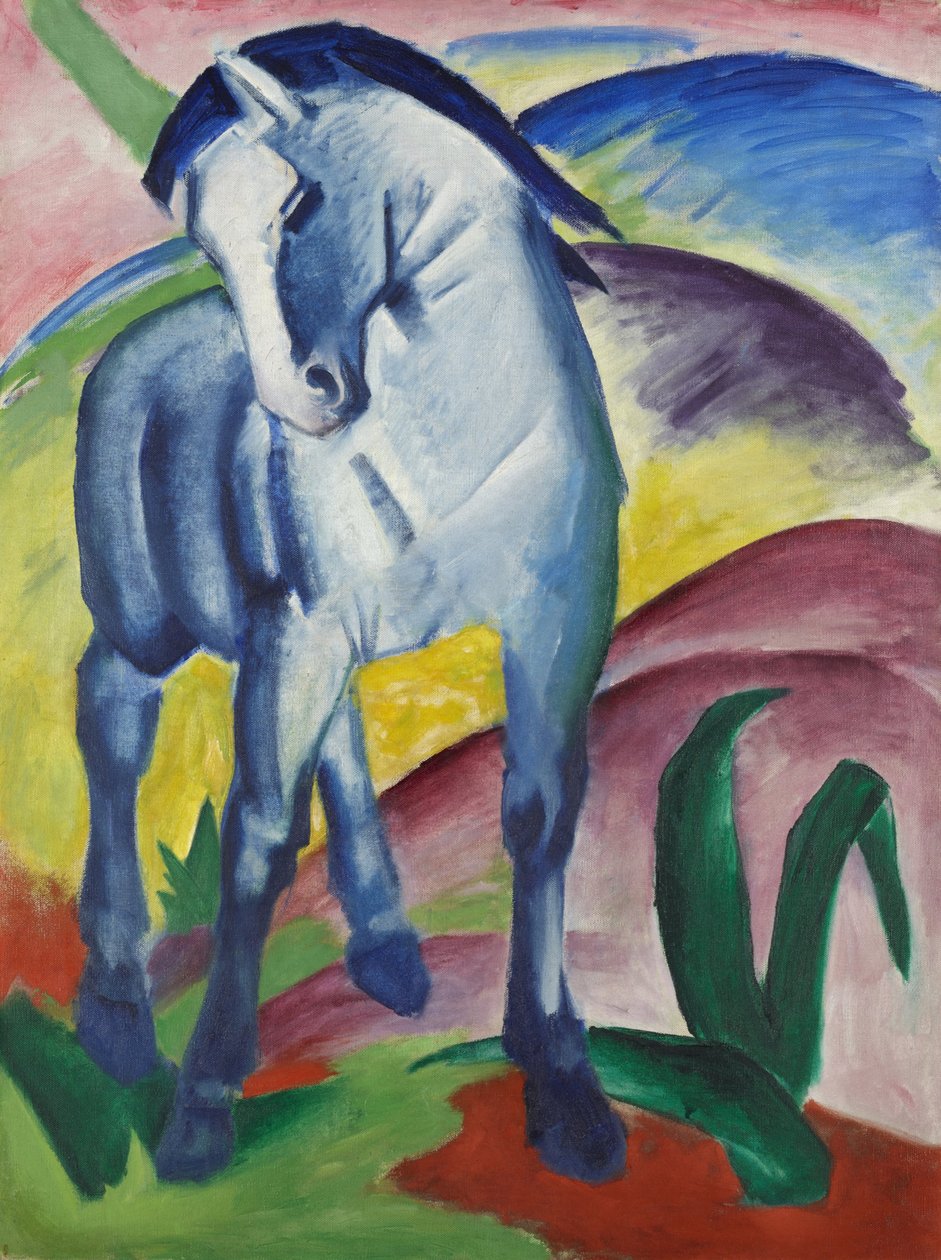 Sininen hevonen I tekijältä Franz Marc