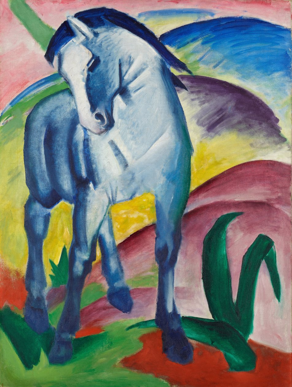Sininen hevonen I tekijältä Franz Marc