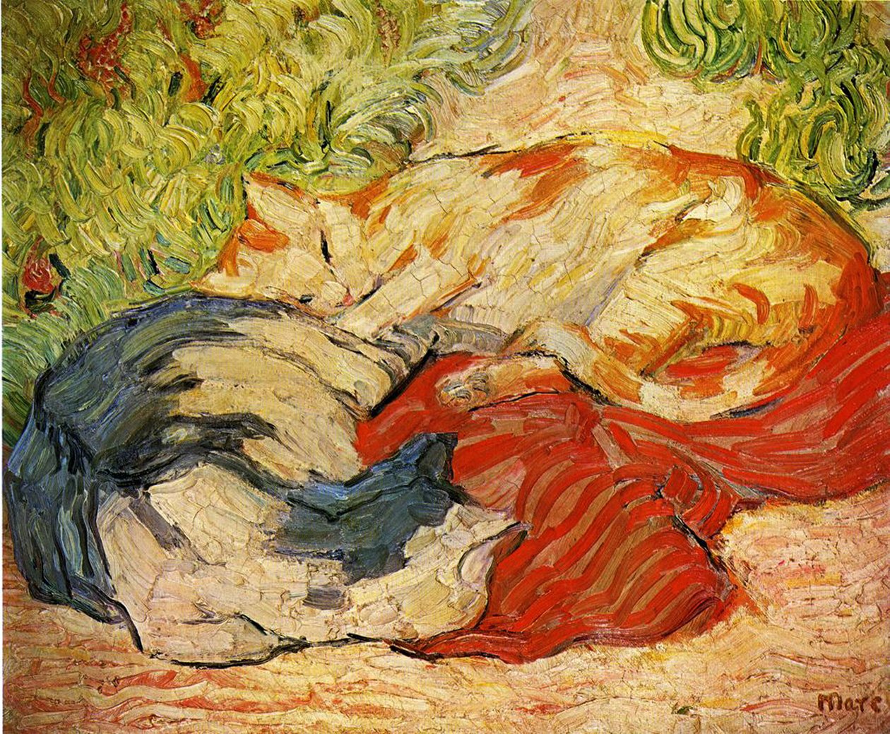 Kissat tekijältä Franz Marc