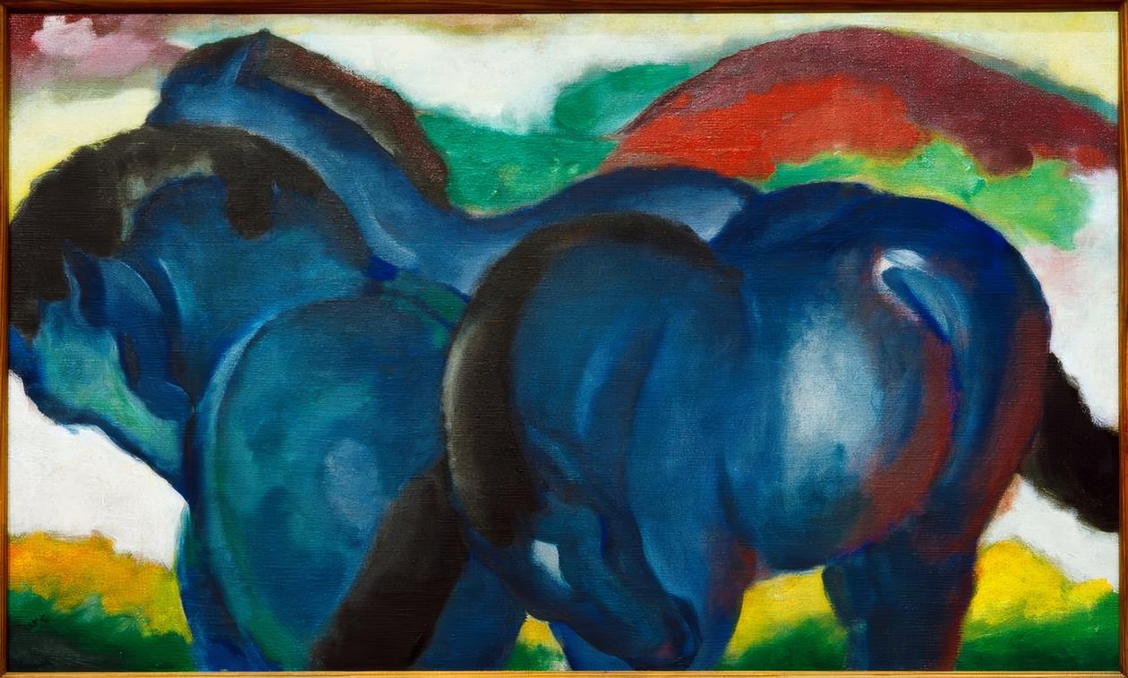 Die kleinen blauen Pferde tekijältä Franz Marc
