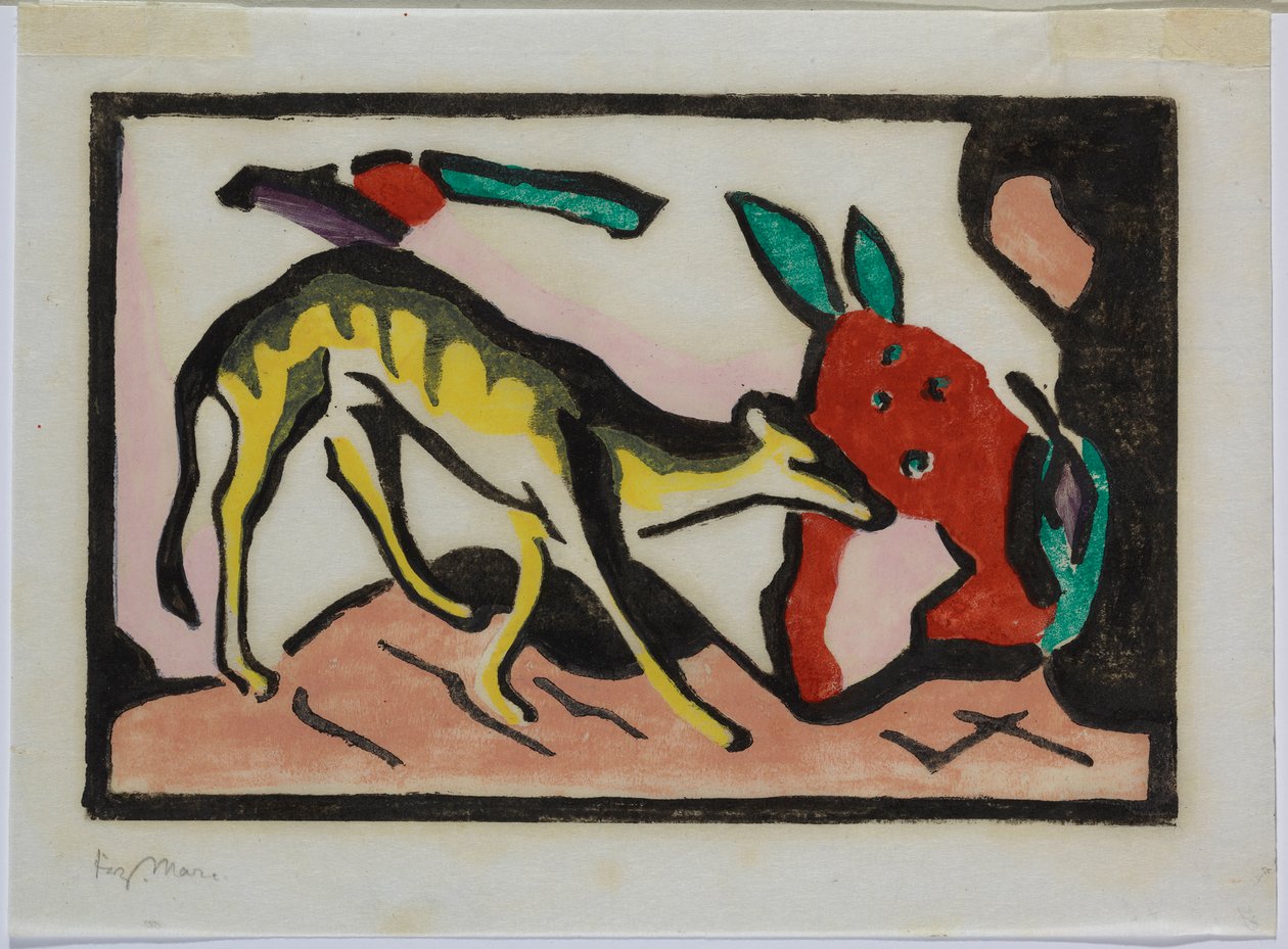 Myyttinen olento tekijältä Franz Marc