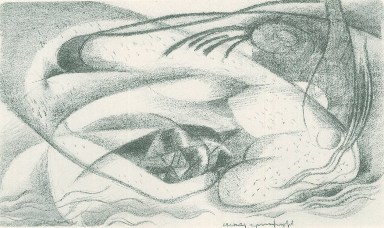 Franz Marc - Luonnoslehti kentältä - Sheet 23 tekijältä Franz Marc