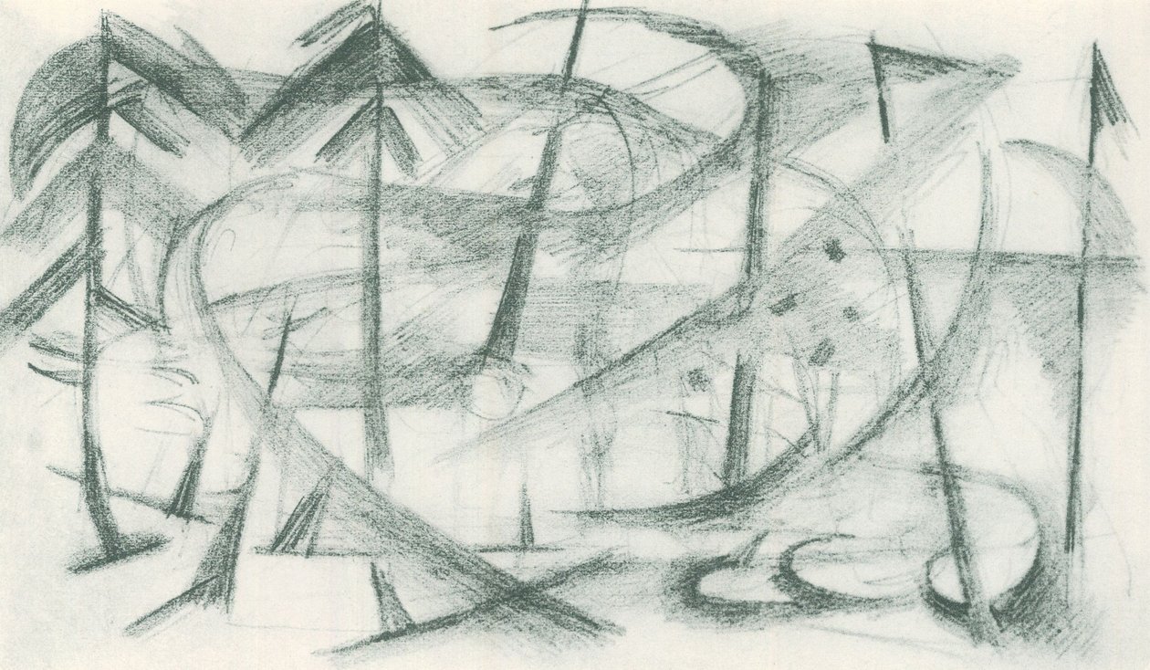 Franz Marc - Luonnoslehti kentältä - Sheet 35 tekijältä Franz Marc