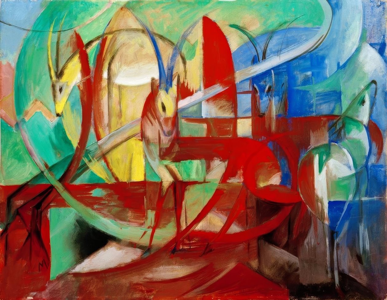 Gazellen tekijältä Franz Marc