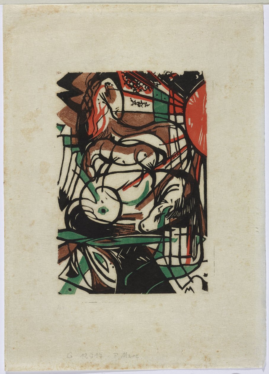 Hevosten syntymä tekijältä Franz Marc