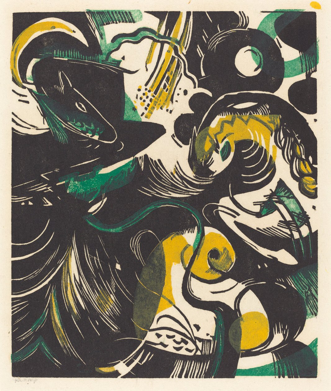 Genesis II (Creation Story II) tekijältä Franz Marc