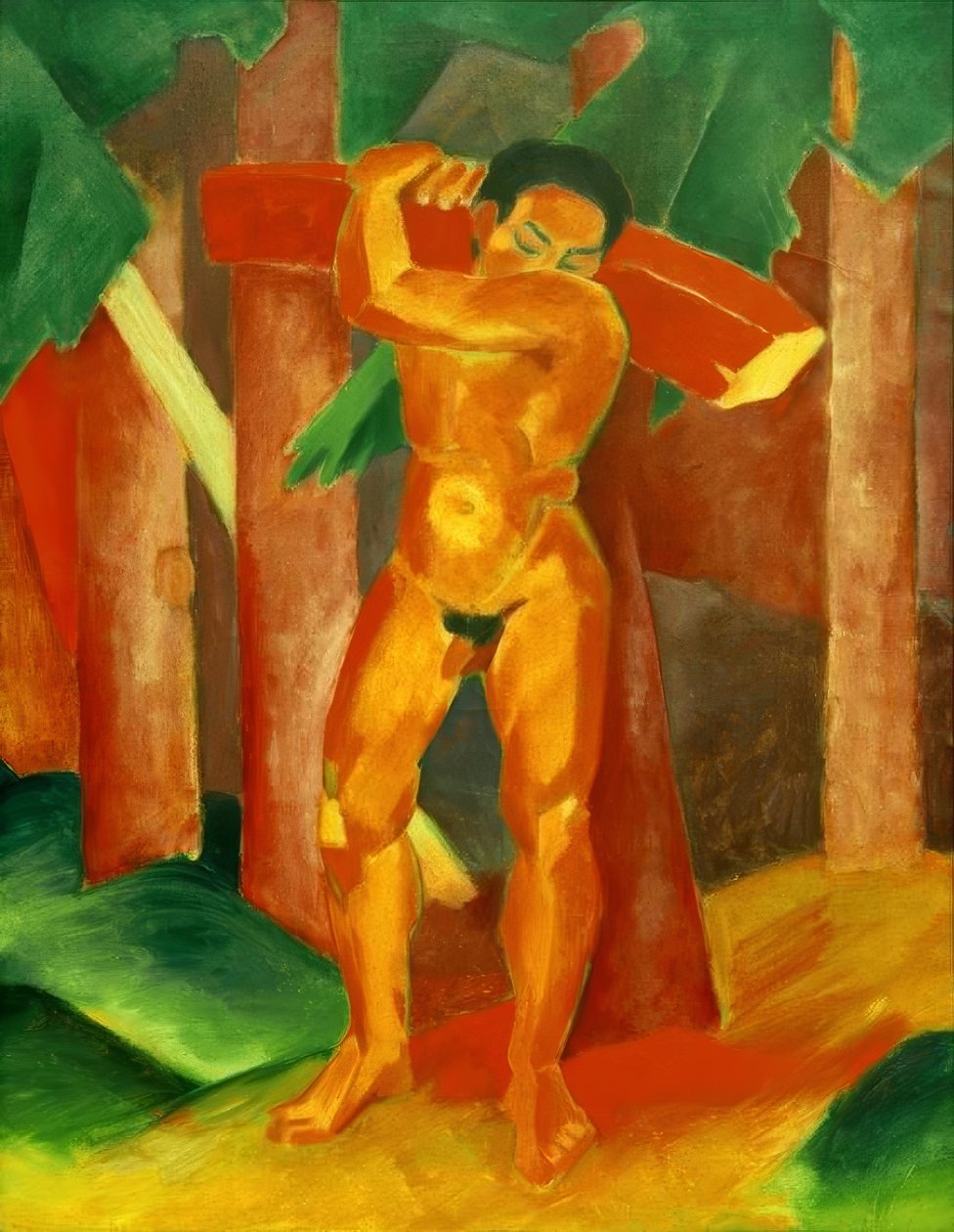 Holzträger tekijältä Franz Marc