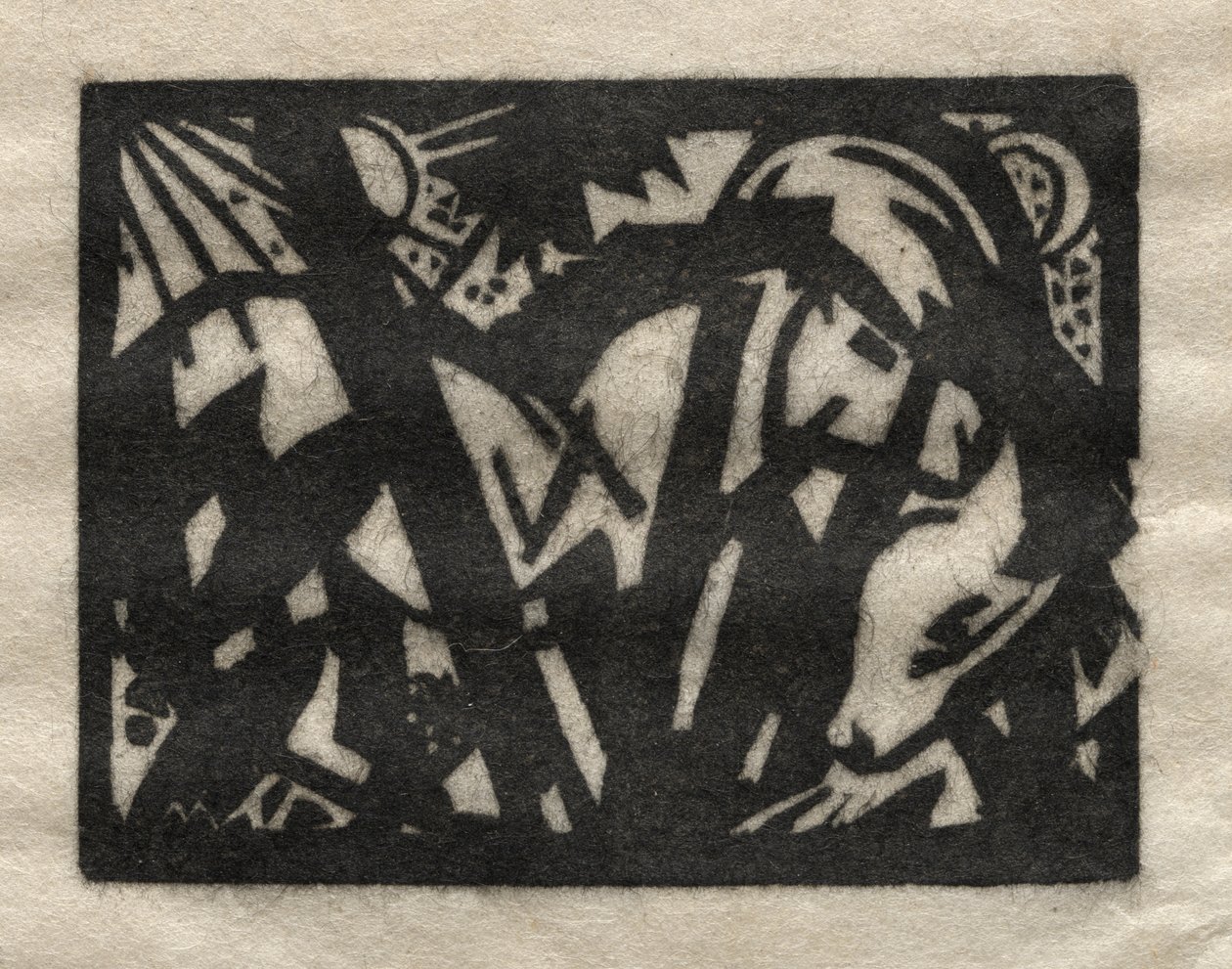 Hevonen tekijältä Franz Marc