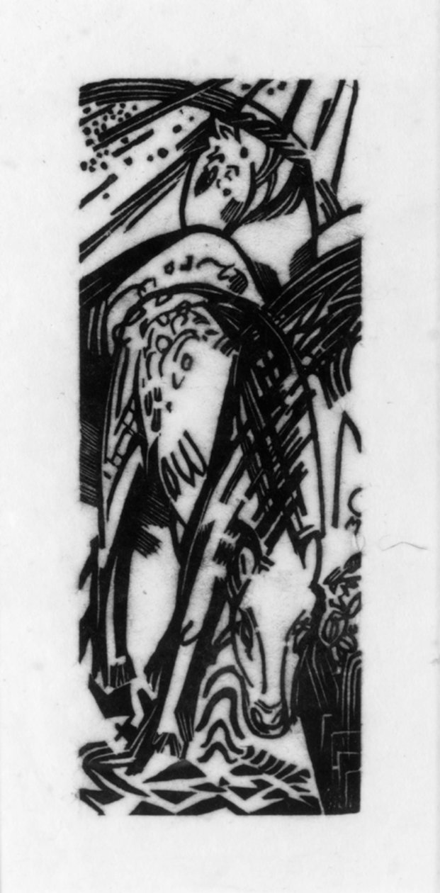 Hevosen juominen tekijältä Franz Marc