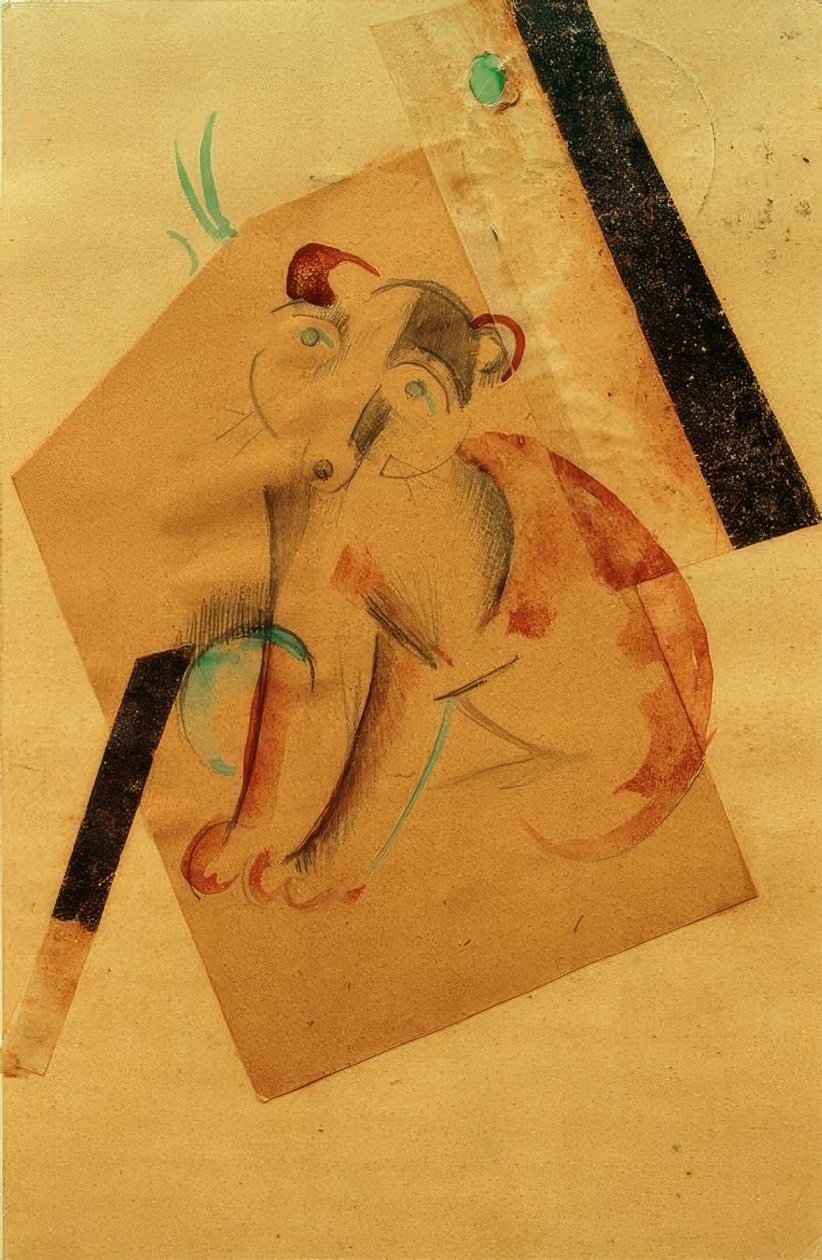 Koiraa odotellessa tekijältä Franz Marc