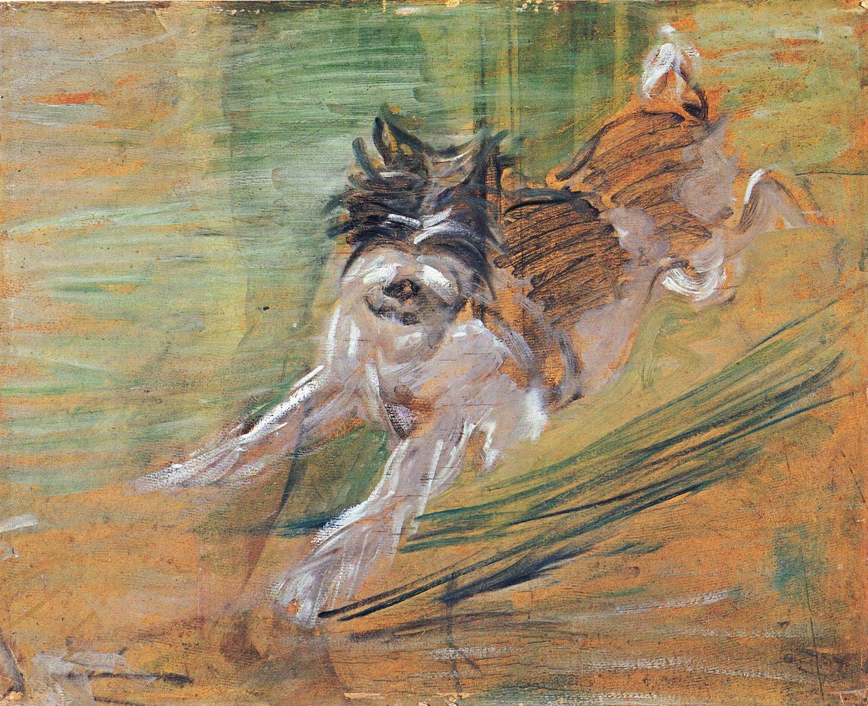 Hyppäävä koira tekijältä Franz Marc