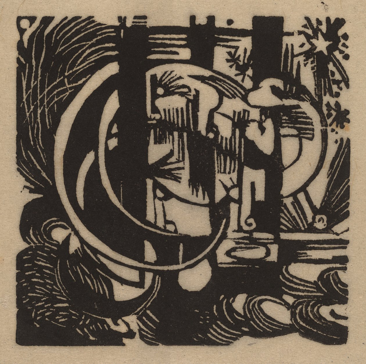 Liskoja, 1912. tekijältä Franz Marc