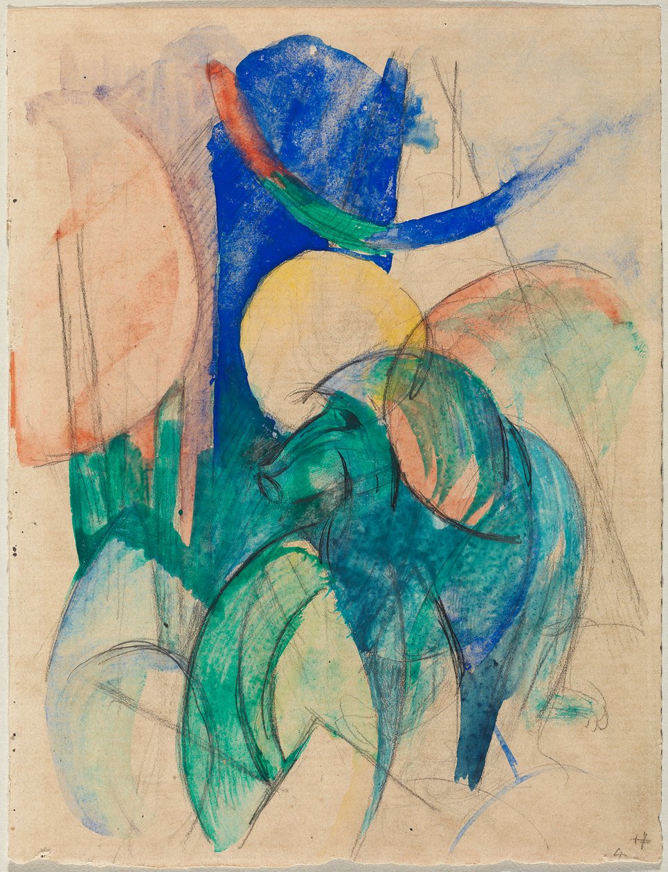 Mandrill tekijältä Franz Marc