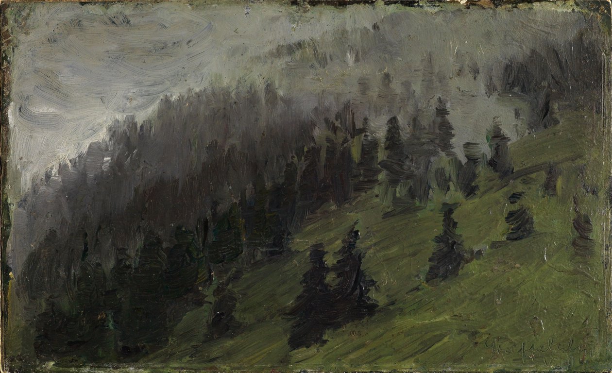 Sumua kuusten välissä tekijältä Franz Marc