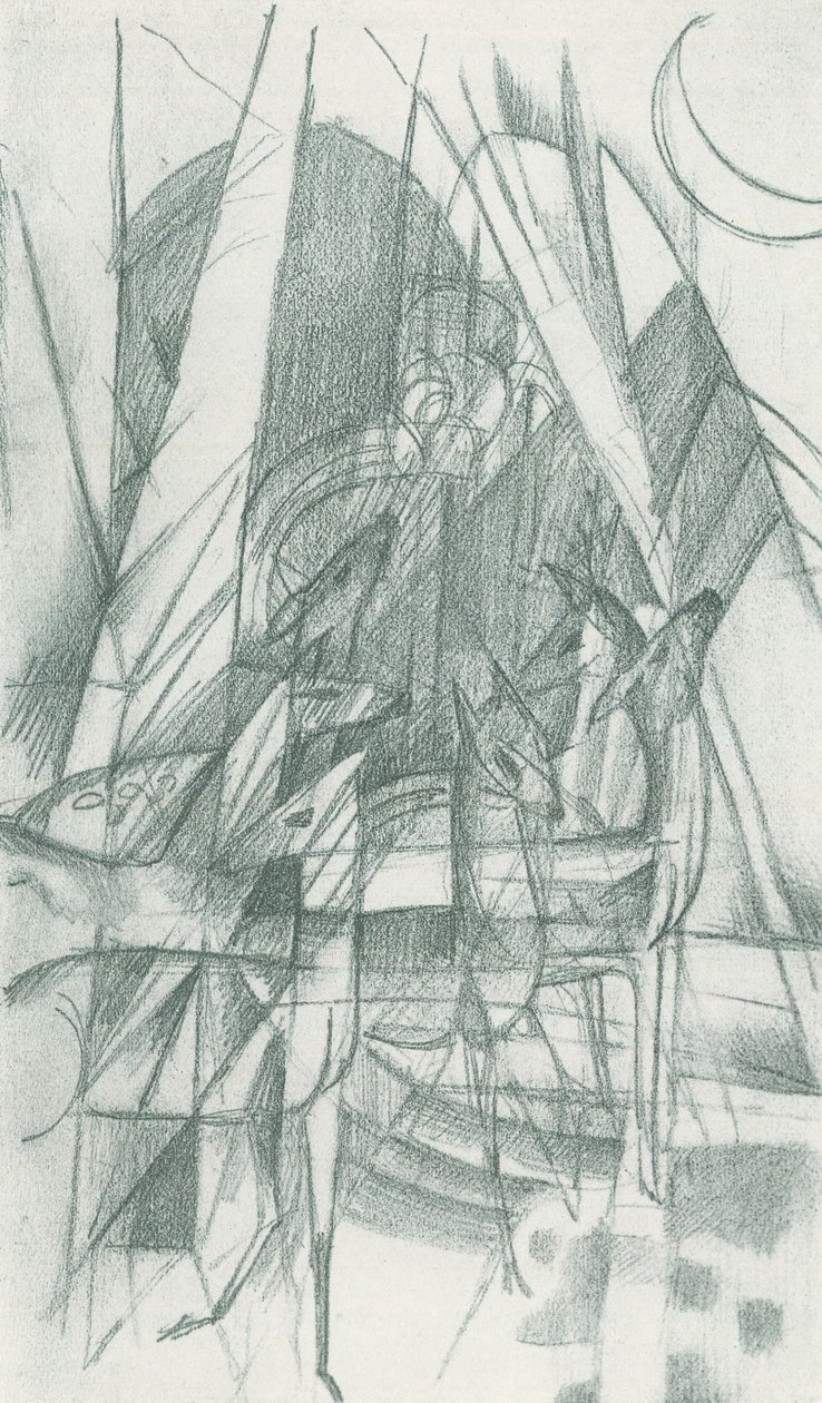 Rotwild tekijältä Franz Marc