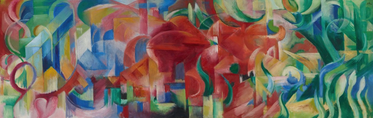 Leikkisät muodot tekijältä Franz Marc