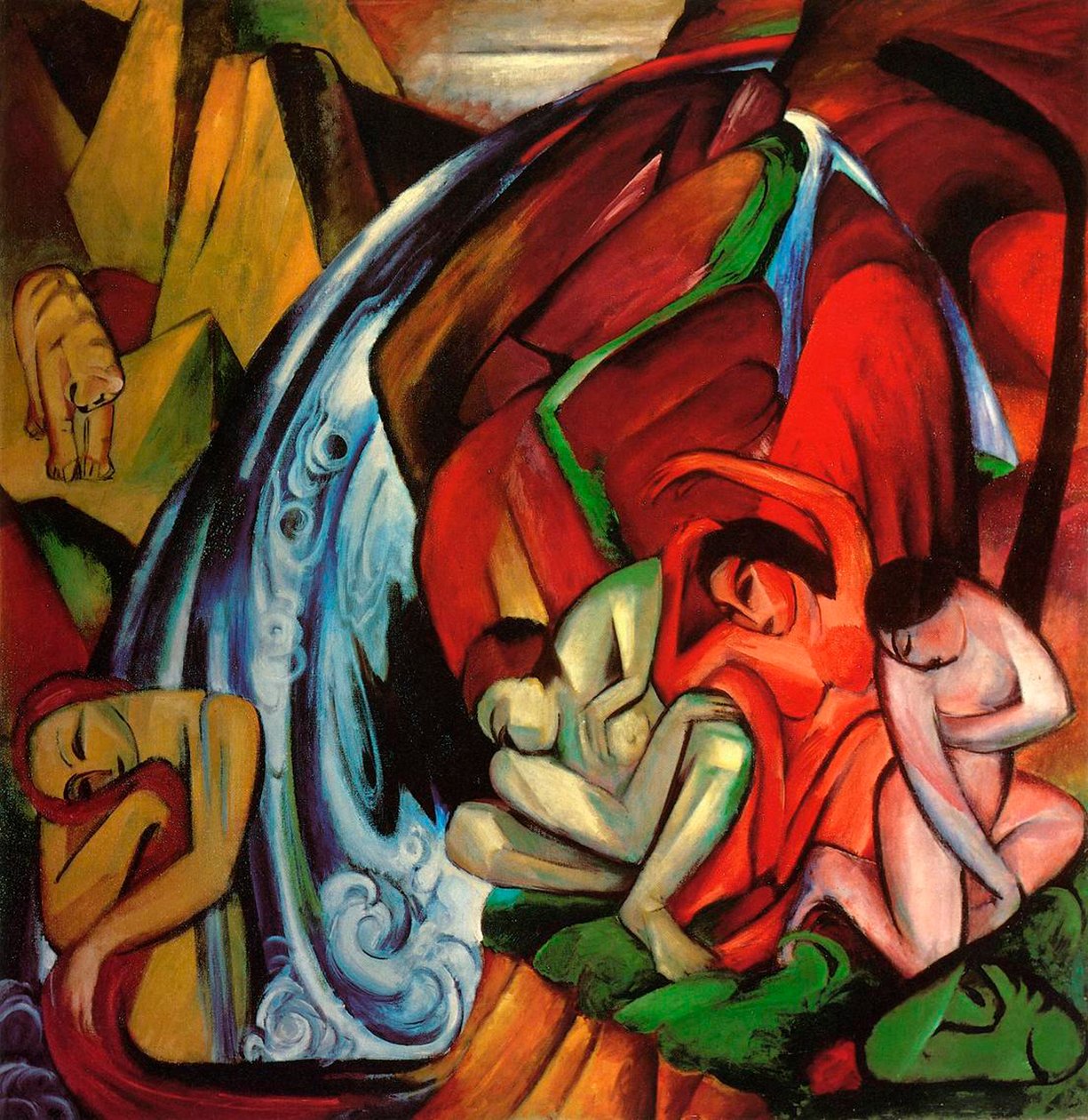 Vesiputous tekijältä Franz Marc
