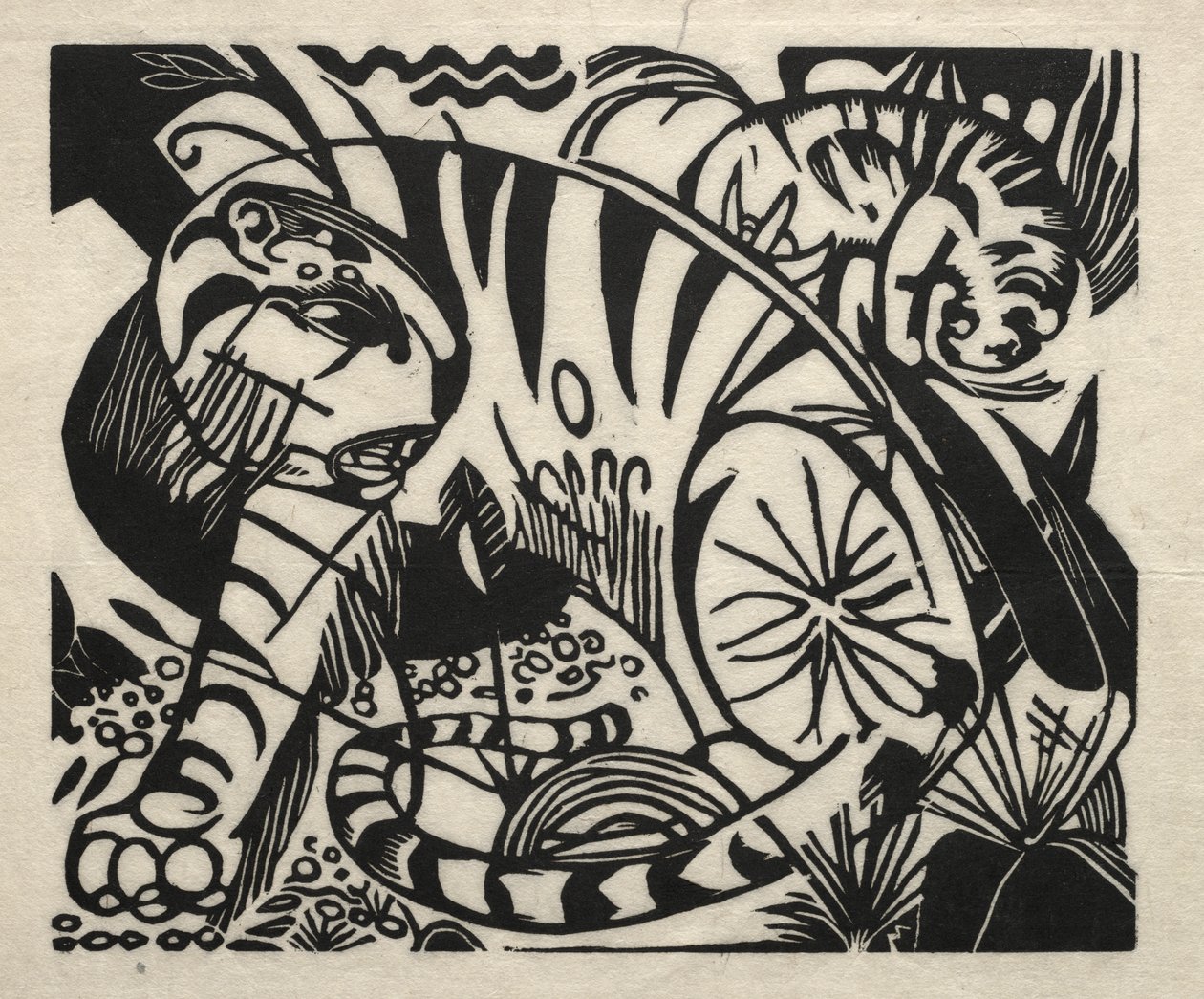Tiikeri tekijältä Franz Marc
