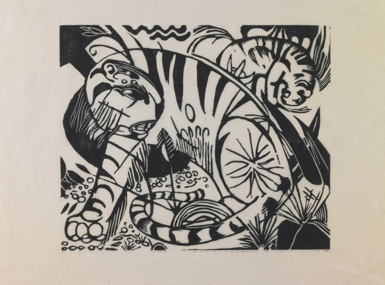 Tiikeri tekijältä Franz Marc