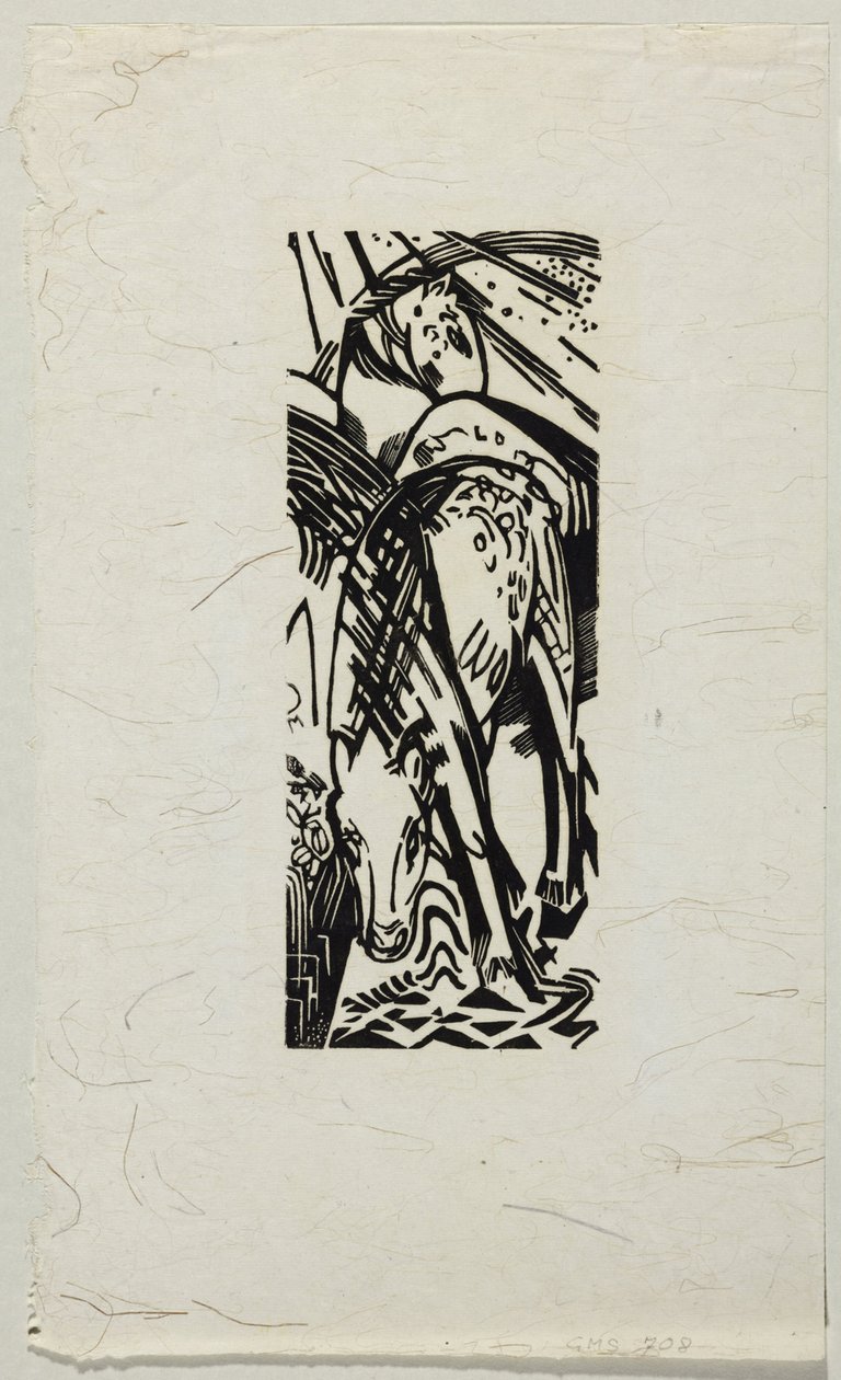 juova hevonen tekijältä Franz Marc