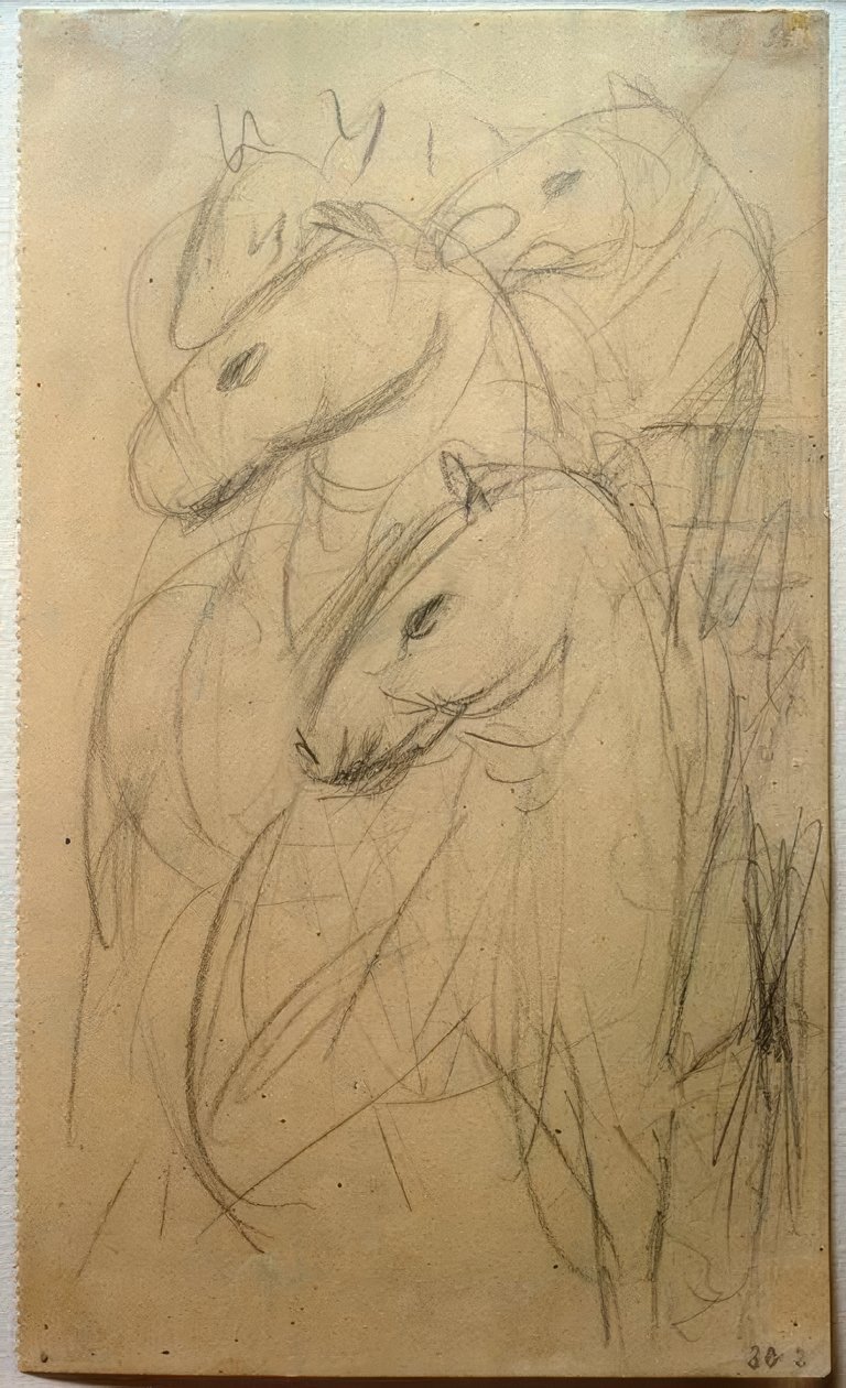 Sinisten hevosten torni tekijältä Franz Marc