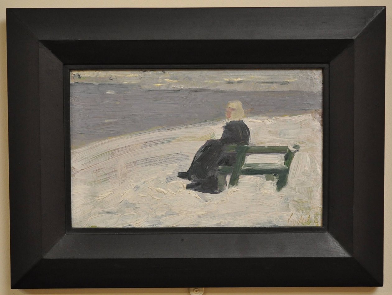 Nainen talvimaisemassa tekijältä Franz Marc