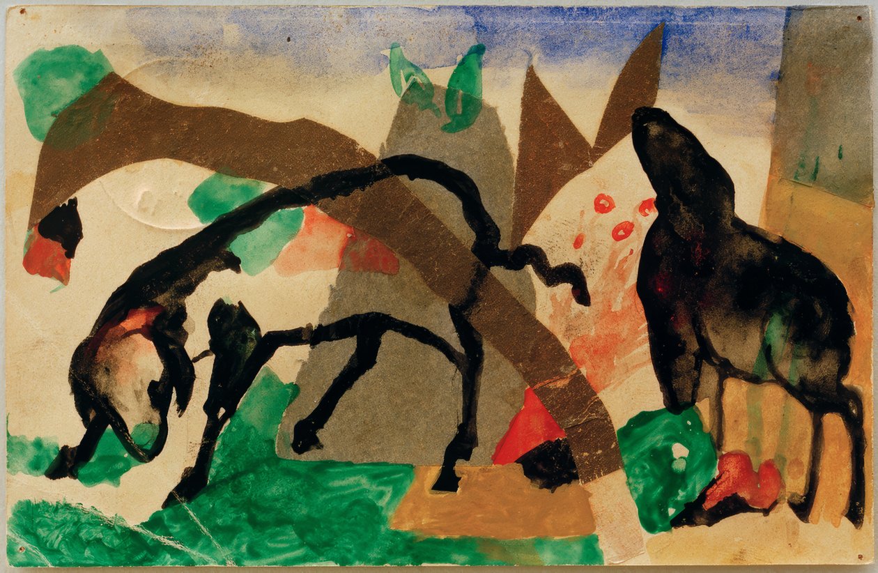 Zinnobergruß tekijältä Franz Marc