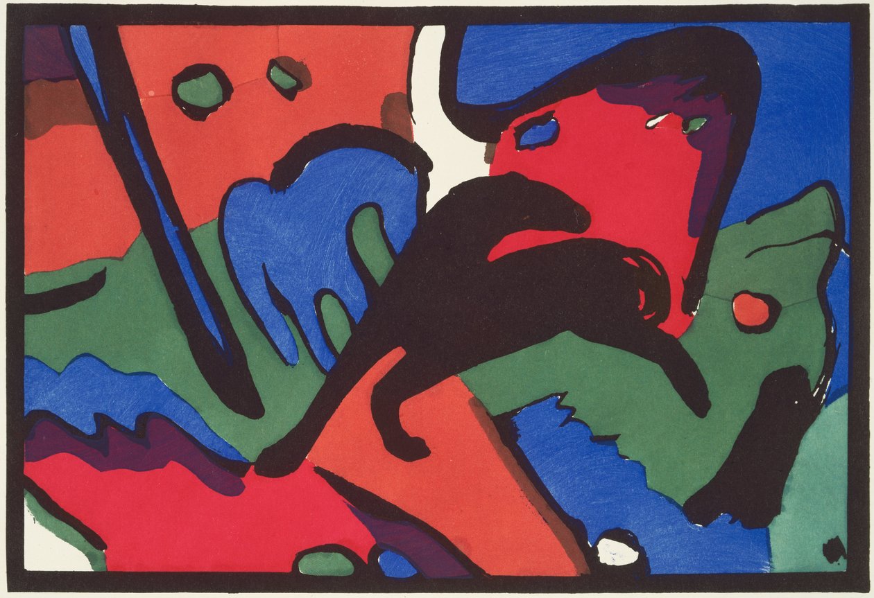 Der Blaue Reiter (Sininen ratsastaja) tekijältä Franz Marc and Wassily Kandinsky