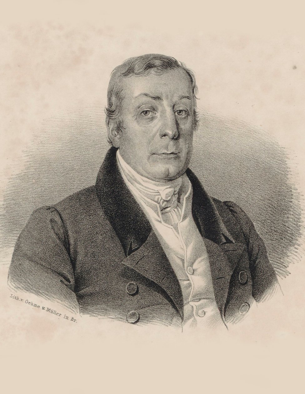 Kapellimestari ja säveltäjä Joseph Weiglin muotokuva 1766-1846 n. 1830. tekijältä Franz Oehme