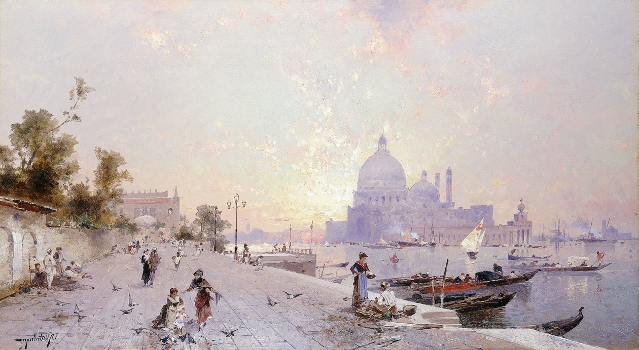 Saint Mary of Health, Venetsia: Santa Maria della Salute, Venetsia, tekijältä Franz Richard Unterberger