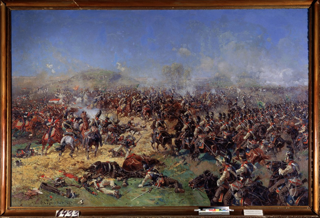 Venäjän kampanja (1812): Borodinon taistelu (tai Moskovan taistelu), 26. elokuuta 1812 (tai 7. syyskuuta 1812), kolmas Ranskan hyökkäys (Borodinon taistelu 26. elokuuta tekijältä Franz Roubaud