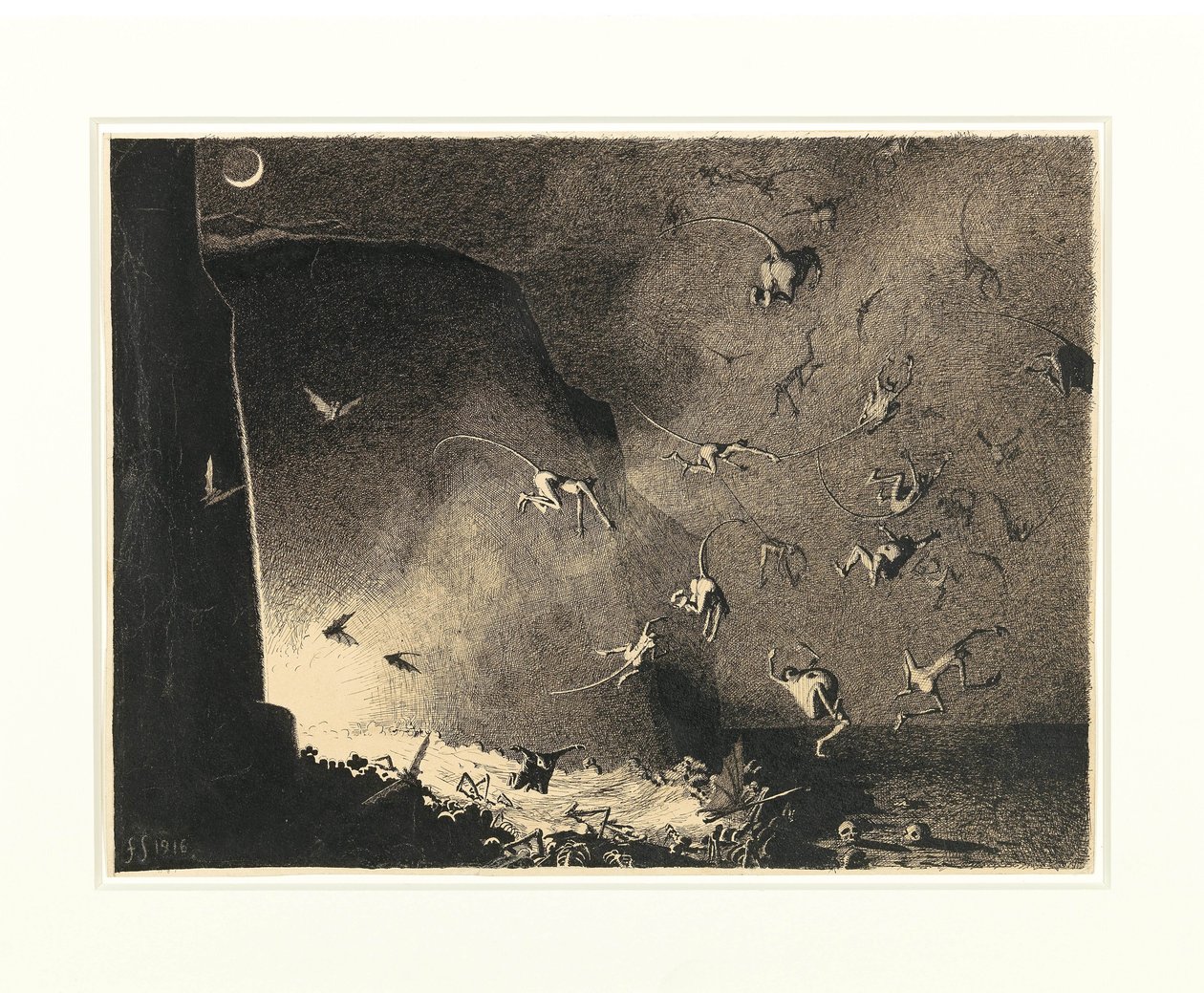 Hell Gate, 1916. finlandès tekijältä Franz Sedlacek