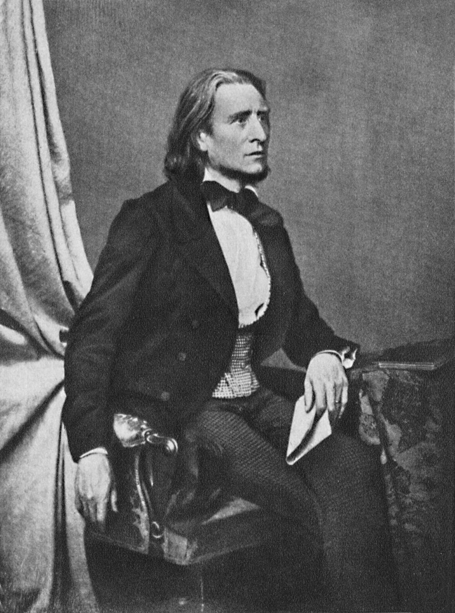 Franz Liszt, c1860, 1939 tekijältä Franz Seraph Hanfstaengl