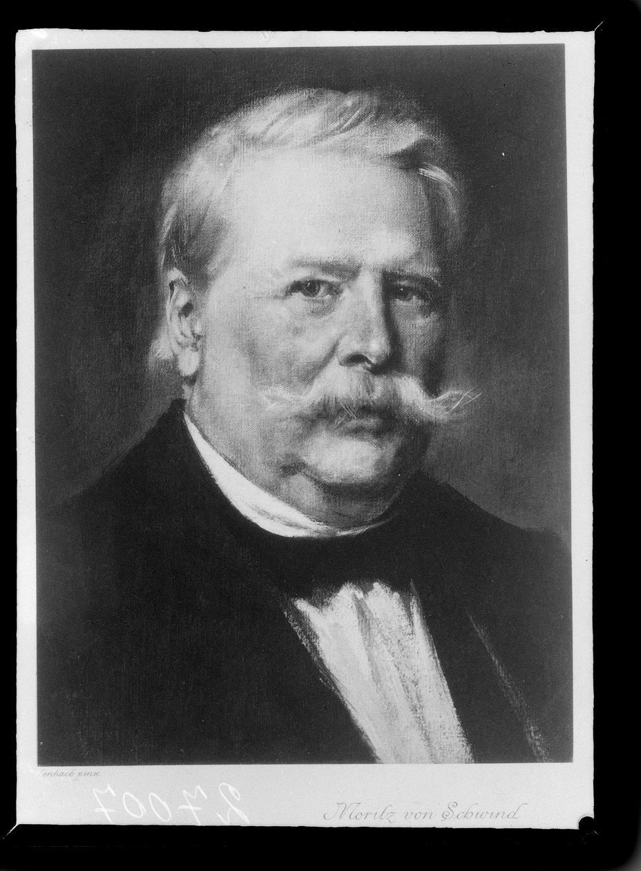 Moritz von Schwind tekijältä Franz Seraph von (after) Lenbach