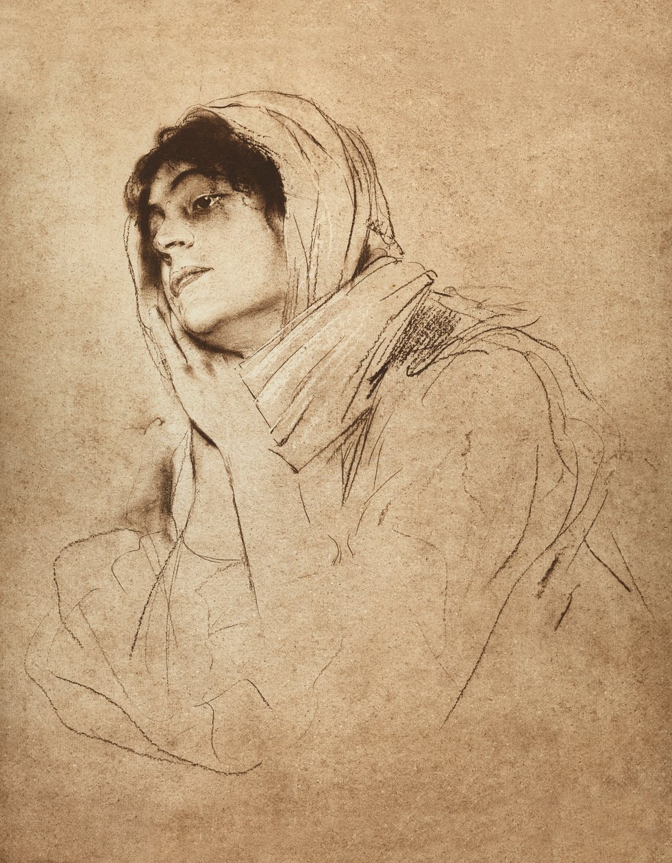 Eleonora Duse tekijältä Franz Seraph von Lenbach