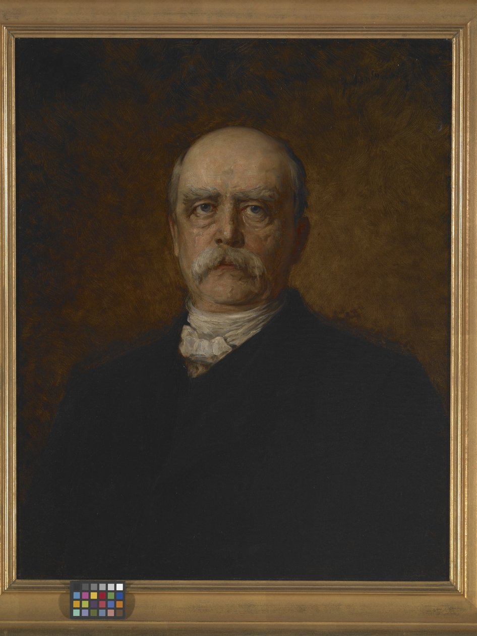 Otto Eduard Leopold Von Bismarckin muotokuva (öljy kankaalle) tekijältä Franz Seraph von Lenbach