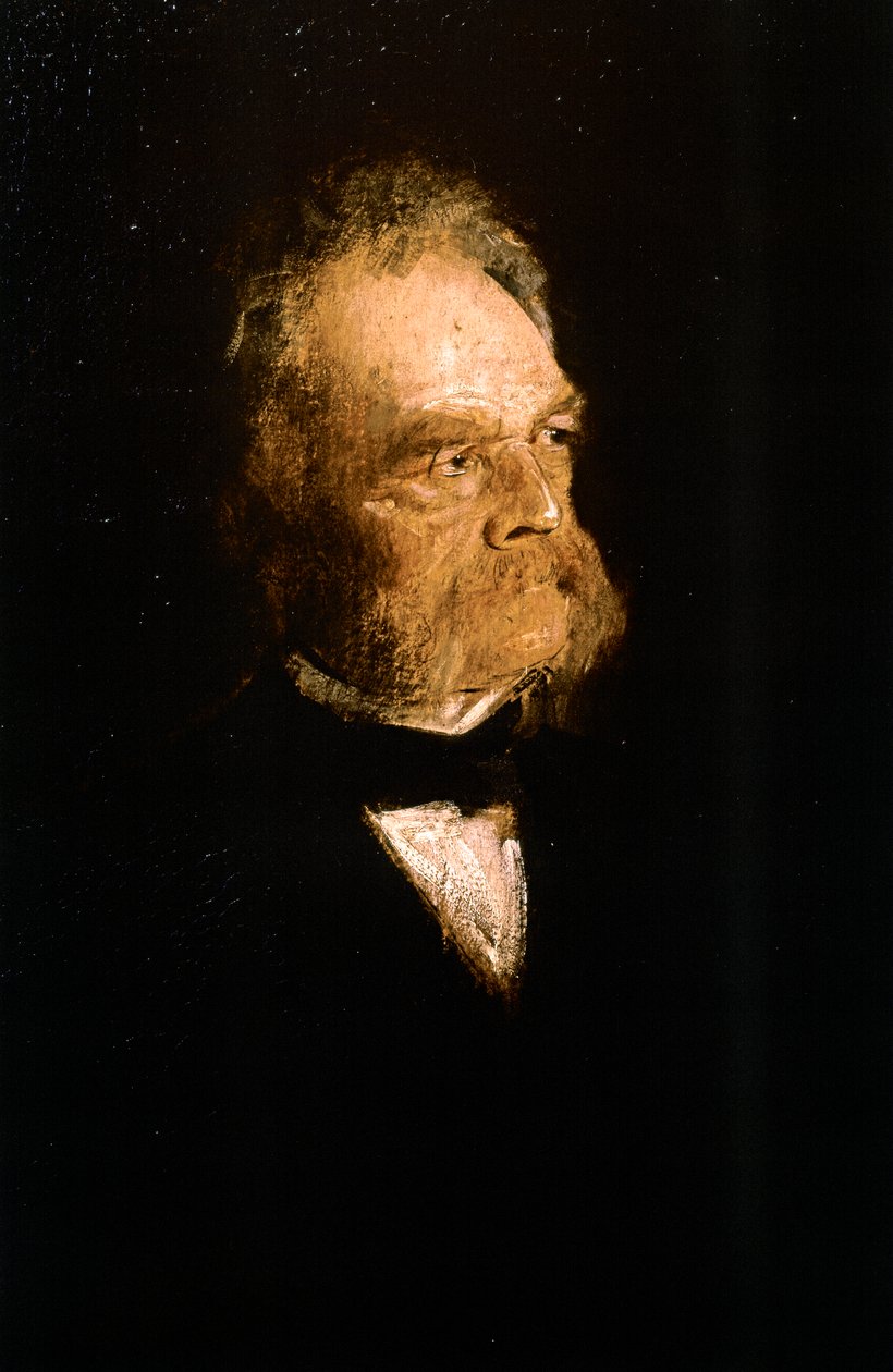 Carl Wilhelm Siemensin muotokuva (öljy kankaalle) tekijältä Franz Seraph von Lenbach