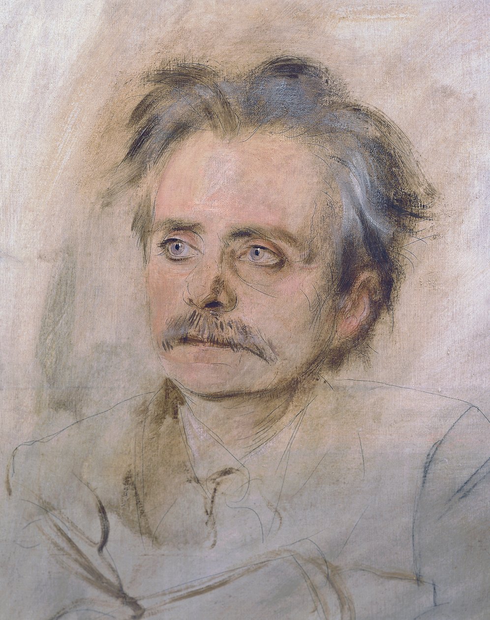 Edvard Griegin muotokuva (Bergen tekijältä Franz Seraph von Lenbach
