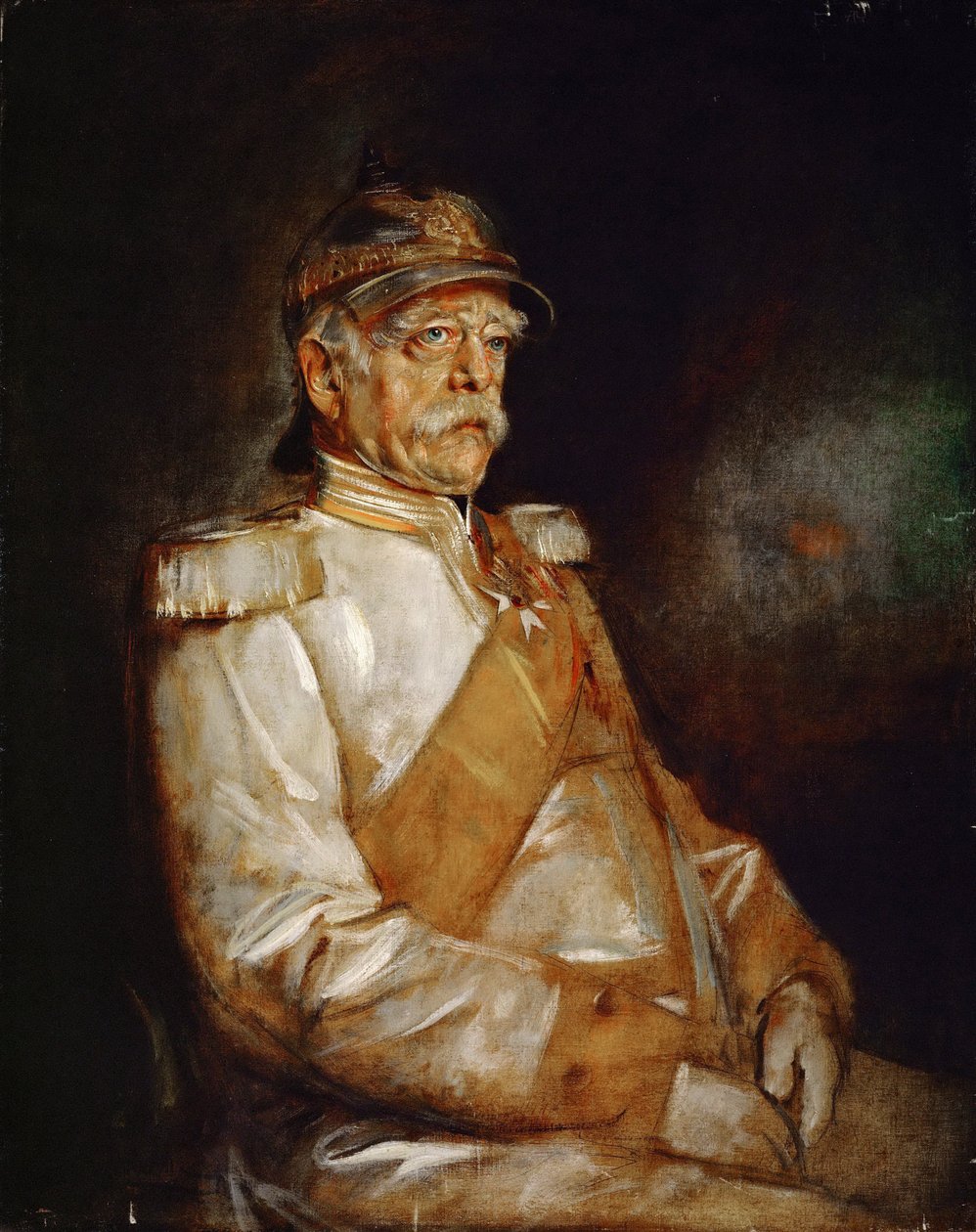 Muotokuva Otto von Bismarckista (1815-1898), kirjoittanut Lenbach, Franz, von (1836-1904). Öljy kankaalle tekijältä Franz Seraph von Lenbach