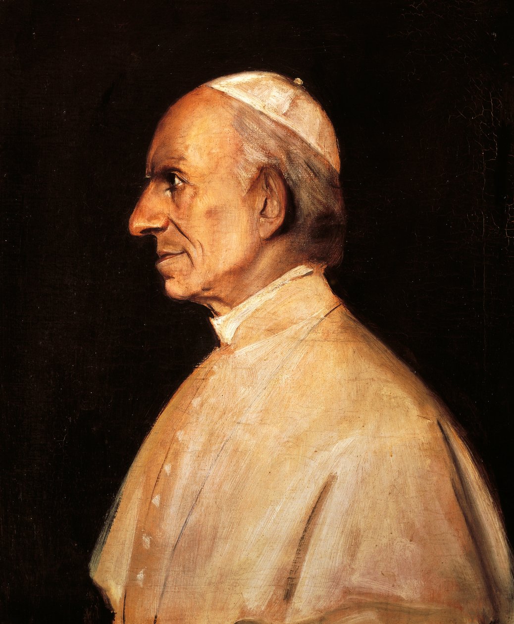 Paavi Leo XIII:n muotokuva (Carpineto Romano tekijältä Franz Seraph von Lenbach