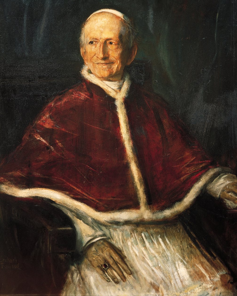 Muotokuva Leo XIII (Carpineto Romano tekijältä Franz Seraph von Lenbach