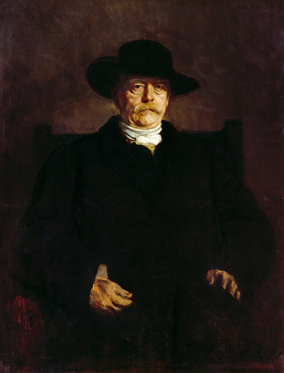 Prinssi Otto von Bismarckin muotokuva (Schonhausen tekijältä Franz Seraph von Lenbach