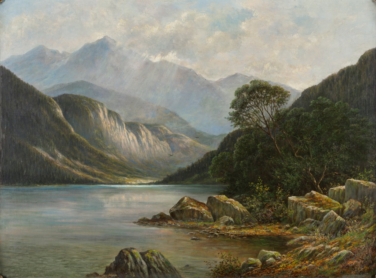 Badersee Wettersteinin kanssa tekijältä Franz Stephan Paschinger