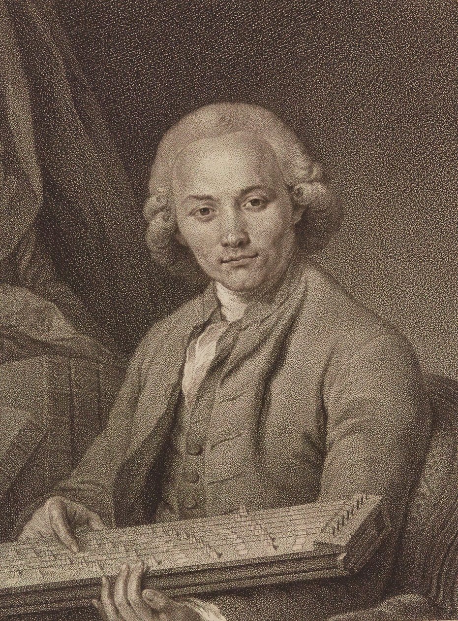 Urkuri ja säveltäjä Georg Joseph Voglerin muotokuva 1749-1814 n. 1795. tekijältä Franz Valentin Durmer