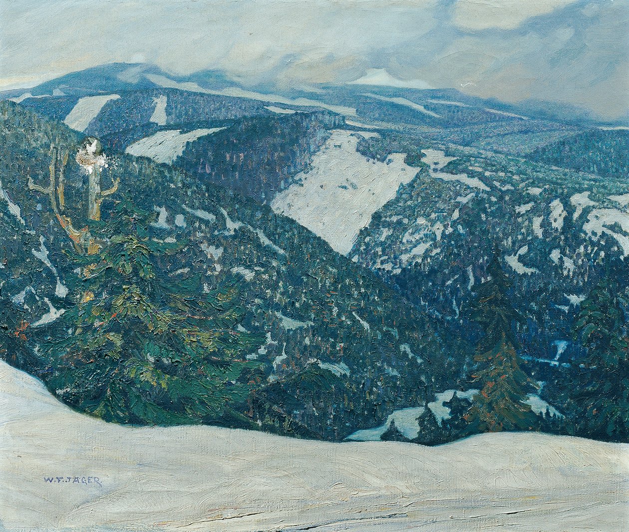 Jizeran vuoristomaisema tekijältä Franz Wilhelm Jäger