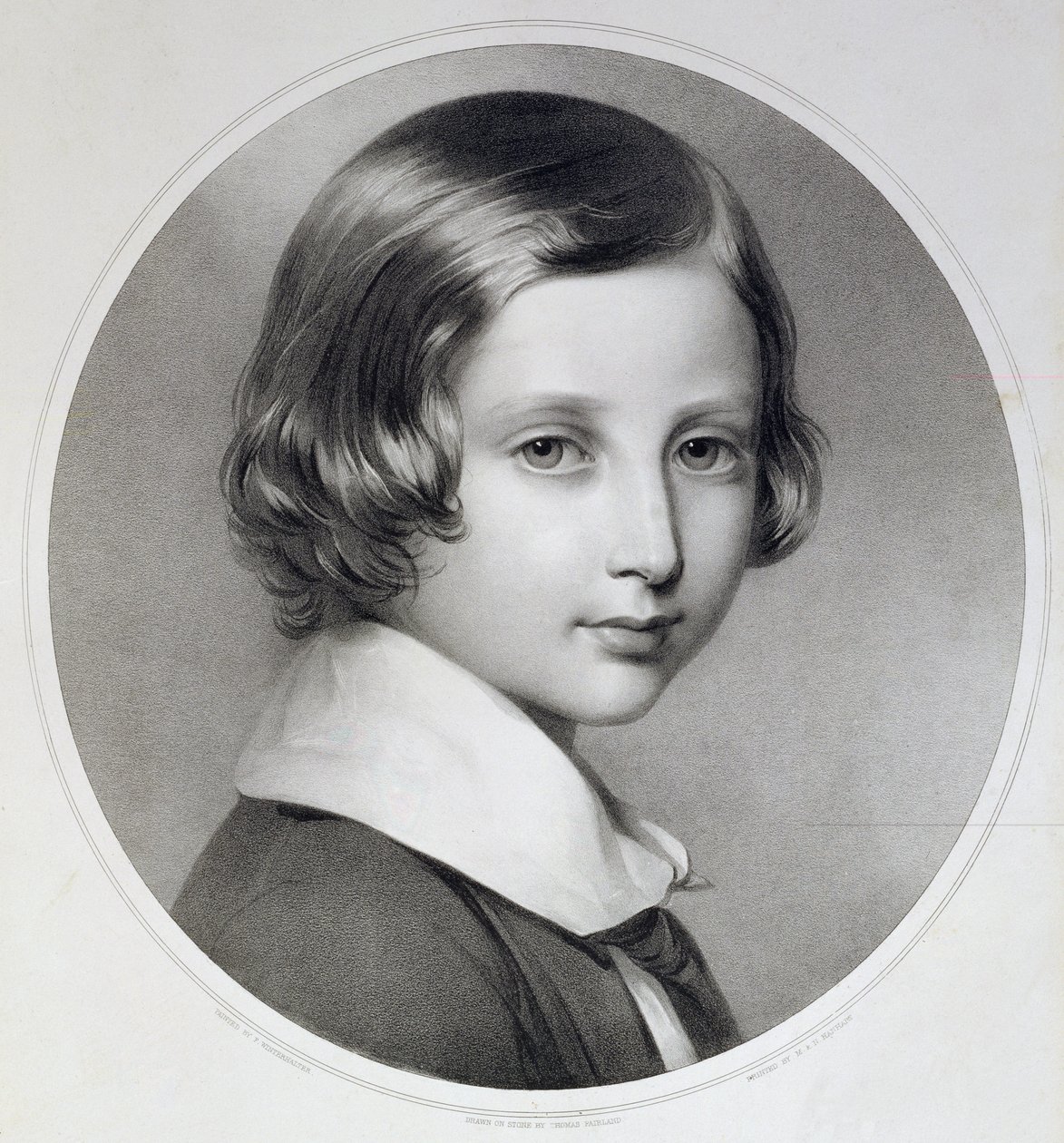 Albert, Walesin prinssi (1841-1910), alkuperäinen kaiverrus Thomas Fairland, julkaisija M. und N. Hanhart, 1852 (litografia) tekijältä Franz Xaver Winterhalter