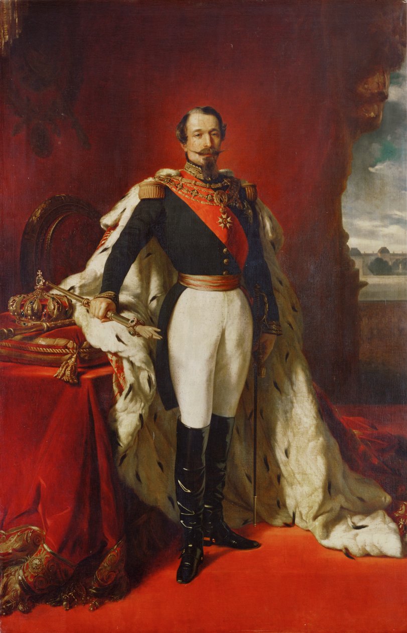 Keisari Napoleon III ... (maalaus kankaalle) tekijältä Franz Xaver Winterhalter
