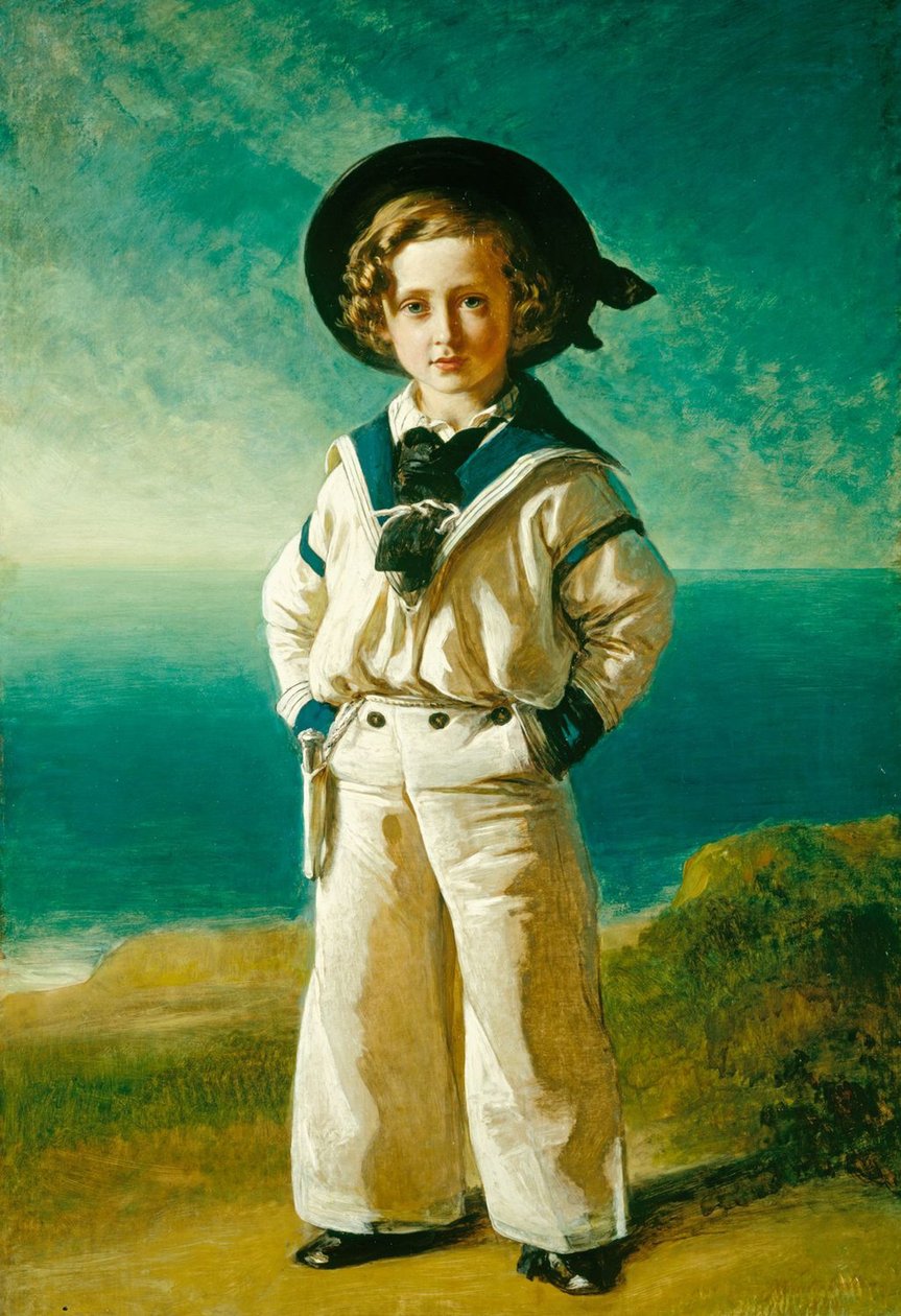 Kuningas Edward VII 1841-1910, kun Albert Edward, Walesin prinssi, 1846 tekijältä Franz Xaver Winterhalter