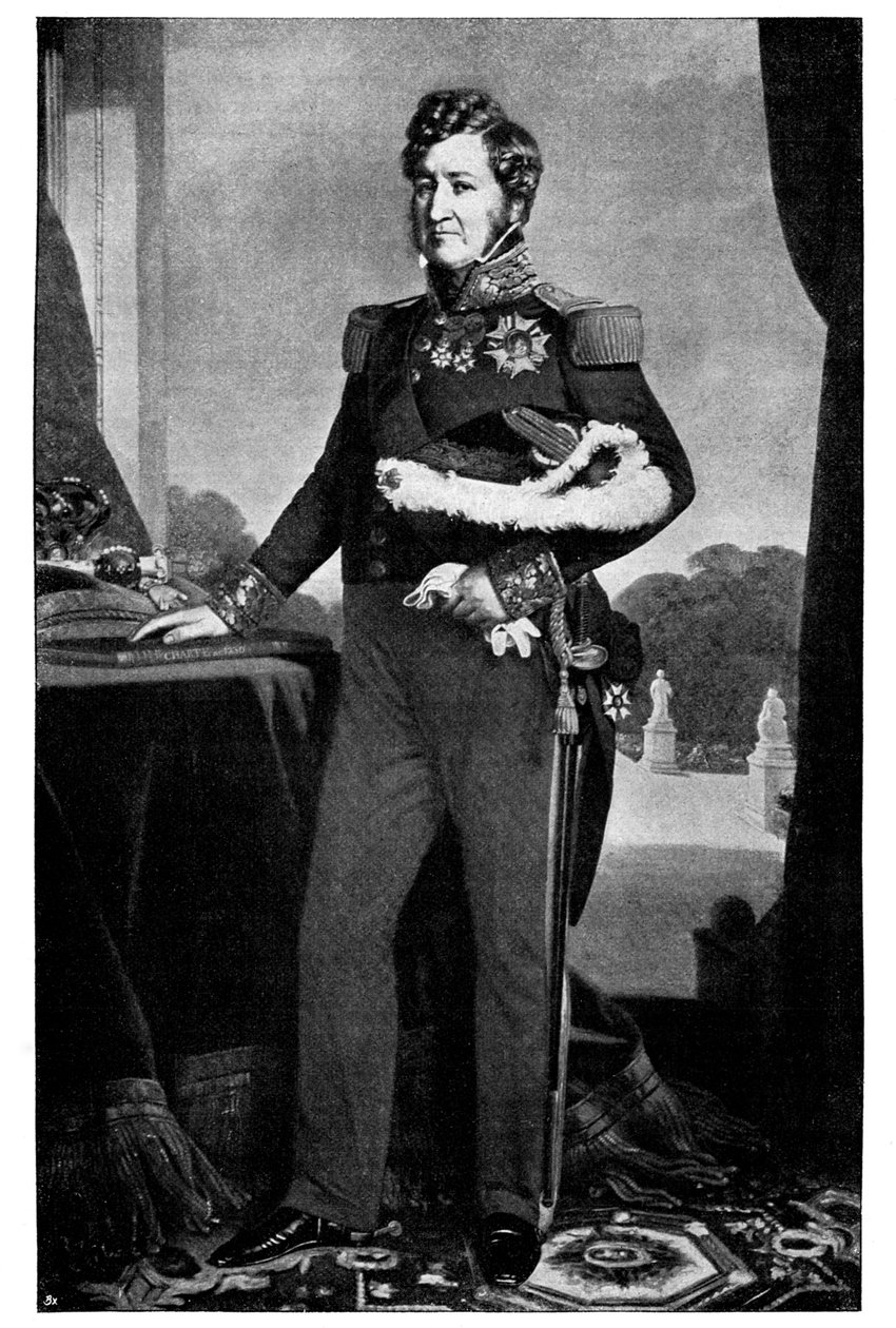 Ranskan kuningas Louis-Philippe I 1773-1850, 1900. tekijältä Franz Xaver Winterhalter
